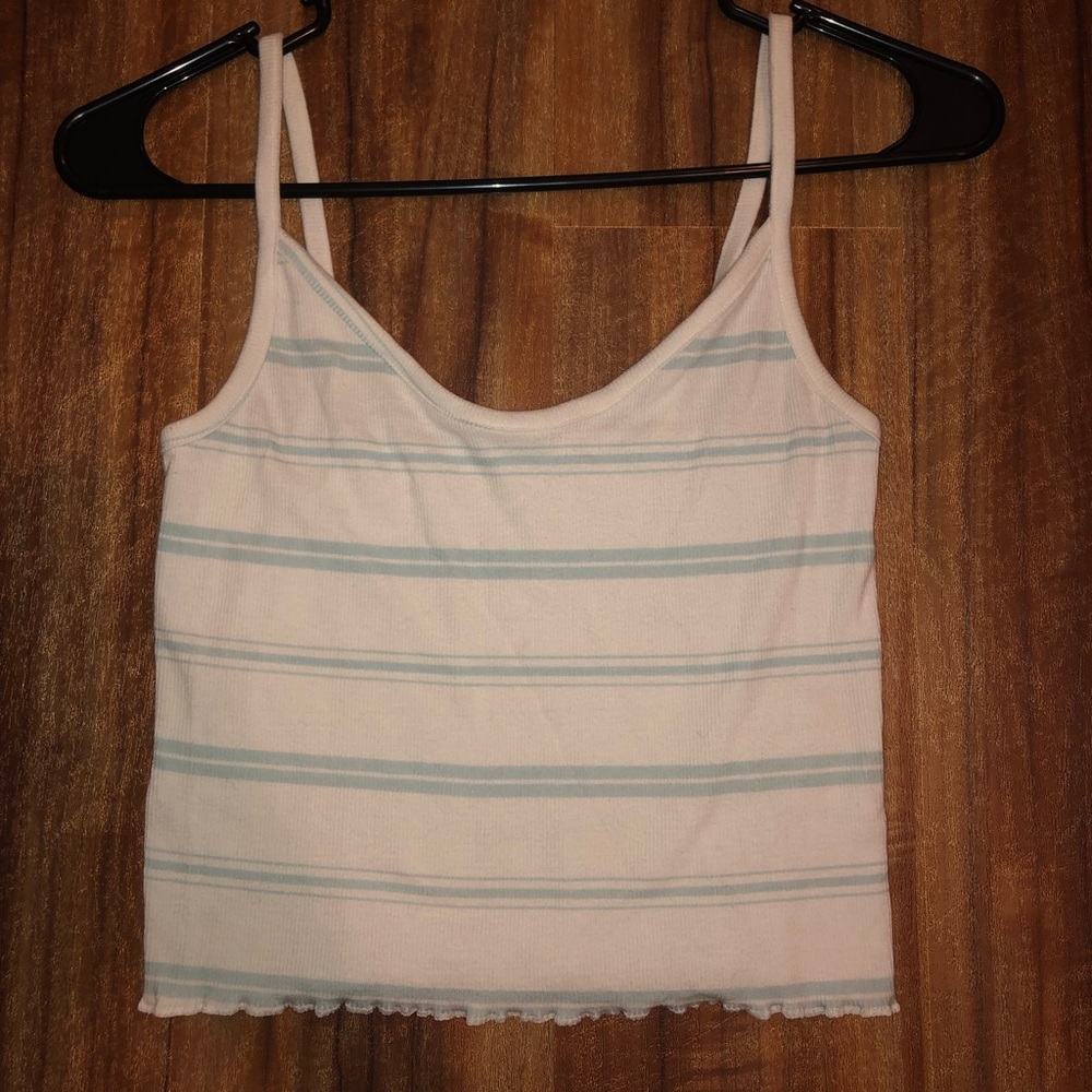 Striped crop top